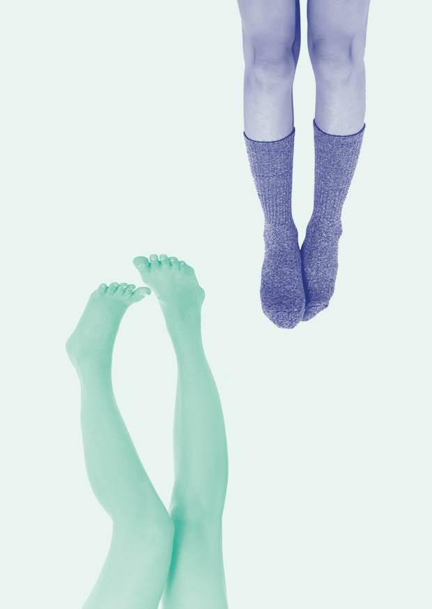 kaart heppie legs duo groen