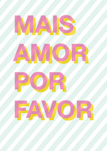 kaart mais amor por favor