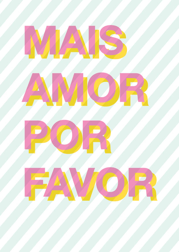 kaart mais amor por favor