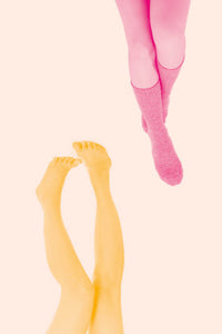 Poster heppie legs duo roze